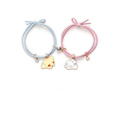 Cute Cartoon Couple Bracelet