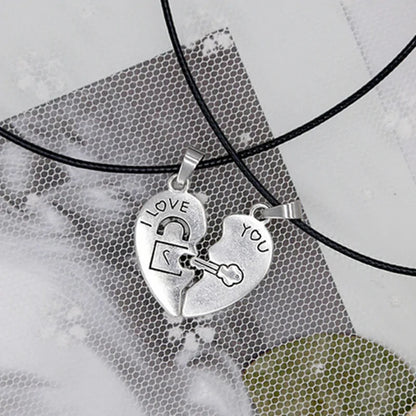 Couple Necklace In Silver