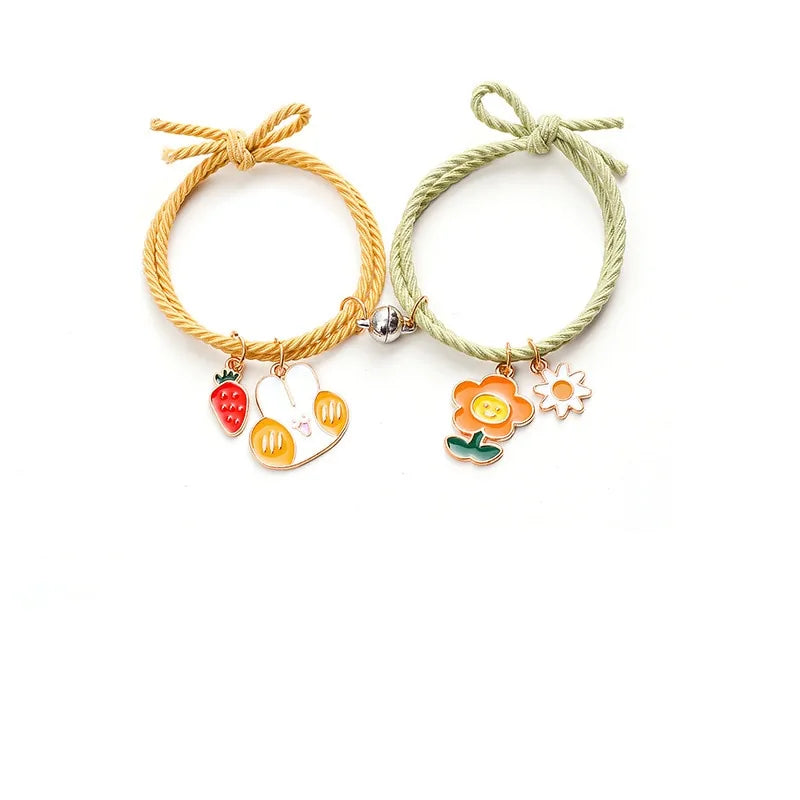 Cute Cartoon Couple Bracelet